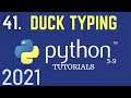 Python 3.9 Tutorials: Duck Typing In Python | Types Of Polymorphism | Polymorphism| Python Beginners