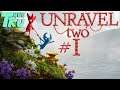 Unravel two (2) #1 Совместное прохождение! Повязаны по жизни!