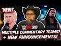 WWE 2K20 - MULTIPLE COMMENTARY TEAMS CONFIRMED!? ROMAN REIGNS TOWER MODE & MORE!