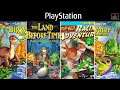 The Land Before Time Games for PS1