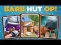 BARB HUT IS BROKEN! Barbarian Hut Bridge Spam Deck LIVE Grand Challenge Gameplay - Clash Royale