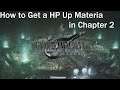 Final Fantasy VII Remake - How to get a HP Up Materia in Chapter 2