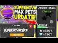 FREE 2X CLICK SUPERNOVA PETS UPDATE In Tapping Legends! Roblox