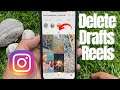 How to Delete Instagram Draft Reels (2021)