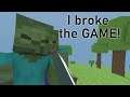 I fell for 1 HOUR and this happened in CURSED MINECRAFT!