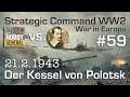 Let's Play Strategic Command WW2 WiE #59: Der Kessel von Polotsk (Multiplayer vs. Hobbygeneral)