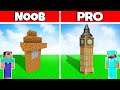 Minecraft NOOB vs PRO: *BIG BEN* [HUGE TOWER] BUILD CHALLENGE in Minecraft / Animation