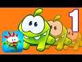 OM NOM RUN Walkthrough Part 1 (iOs, Android) | Power of Gameplay