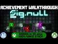 Sig.NULL (Xbox/Win10) Achievement Walkthrough