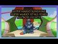 Super Mario 3D All-Stars (Super Mario Sunshine) ALL BOSS FIGHTS (SWITCH) (1080p)