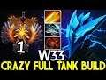 W33 [Razor] Crazy Full Tank Build Hard Game 7.24 Dota 2