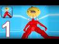 Falling Hero - Gameplay Part 1 All Levels 1 - 10 (Android, iOS)