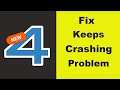 Fix "4Shared" App Keeps Crashing Problem Android & Ios - 4Shared App Crash Issue