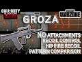 GROZA RECOIL & HIP FIRE CALL OF DUTY WARZONE VS BLACK OPS COLD WAR PATTERN COMPARISON