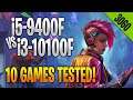 Intel i5-9400F vs Intel i3-10100F | 10 Game Benchmark Test and Gameplay