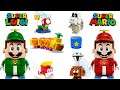 Propeller Lego Luigi and the Lego Super Mario characters