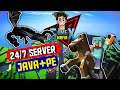 MINECRAFT LIVE With SUBSCRIBERS 24/7 SERVER | PE + JAVA Minecraft SMP