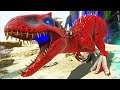 Celestial Indominus Rex: Caça aos Poderosos Origin Spinosaurus! Ark Survival Evolved - Dinossauros