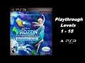 Frozen Free Fall: Snowball Fight (Sony Playstation 3) Levels 1 - 15 (Gameplay) The PS3 Files