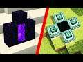 How to Make Tiny Nether and End Portals in Minecraft