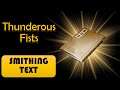 Nioh 2 Thunderous Fists Smithing Text 仁王2
