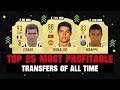 TOP 25 MOST PROFITABLE TRANSFERS OF ALL TIME 💰😱| FT. RONALDO, ZIDANE, MBAPPE... etc