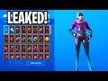 Fortnite Leaked FREESTYLE Skin With All My Back Blings! (Fortnite Leaked Skin Combos)