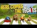 Here Comes The Techies - DotA 2 Funny Moments