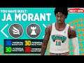 I made Ja Morant EXACT build on NBA 2K21!