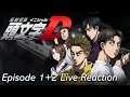 Initial D First Stage (頭文字〈イニシャル〉D ) Episode 1+2 Live Reaction/First Impressions (BLIND REACTION)