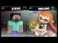 Super Smash Bros Ultimate Amiibo Fights – Steve & Co #264 Steve vs Inkling