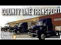 WE'RE BUILDING THE COUNTY LINE TRANSPORTATION COMPANY  | County Line Roleplay | Farming Simulator 19
