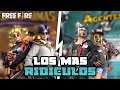 7 PASES ELITES "MAS FEOS y RIDÍCULOS" EN TODO FREE FIRE!!