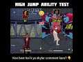 FREE FIRE|| K VS SKYLER high jump ability test .who will win 🤔 must watch 😱