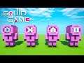 Minecraft Tutorial: How To Make A Multiplayer Squid Game Pink Guard Statue House