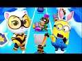 Queen Bee Angela Vs Bunny – Talking Tom Hero Dash Vs Minion Rush