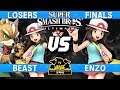 Smash Ultimate Tournament Losers Finals - Beast (PT / Fox) vs Enzo (Pokemon Trainer) - CNB 189