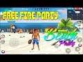 SUMMER BEACH PARTY IN FREE FIRE HISTORY | PARTY WITH MY LOVELY DARLINGS | TELUGU GAMING ZONE