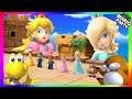 Super Mario Party Minigames #212 Peach vs Koopa troopa vs Rosalina vs Monty Mole