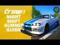 The Crew 2 NIGHT SHIFT Summit GUIDE | All Vehicles Pro Settings, Affix Stats and Race Shortcuts