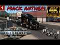 4K American Truck Simulator gameplay New truck MACK ANTHEM 🔴