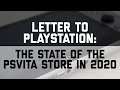 A Letter to PlayStation on the state of the PS Vita store in 2020