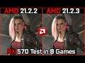AMD Driver (21.2.2 vs 21.2.3) Test in 8 Games RX 570 in 2021
