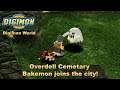 Digimon World HD Remaster Gameplay Part 08 - Overdell Cemetary ~ Bakemon joins the city!