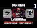 DreamLeague S15 DPC EU | Secret vs Liquid Game 1 | Bo3 | Upper Division | DOTA 2 LIVE