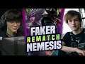 FAKER vs NEMESIS REMATCH! - T1 Faker Syndra vs Nemesis Twisted Fate! | Be Challenger