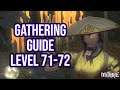 FFXIV 5.3 1483 Gathering Guide Level 71 to 72