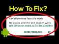 How To Fix Can't Download Toca Life World Error On Google Play Store Problem Solved