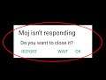 How To Fix Moj App Isn't Responding Error Android & Ios || How To Fix Moj App Not Open Problem