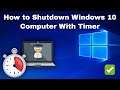 How to Shut Down Any Windows PC On A Timer
